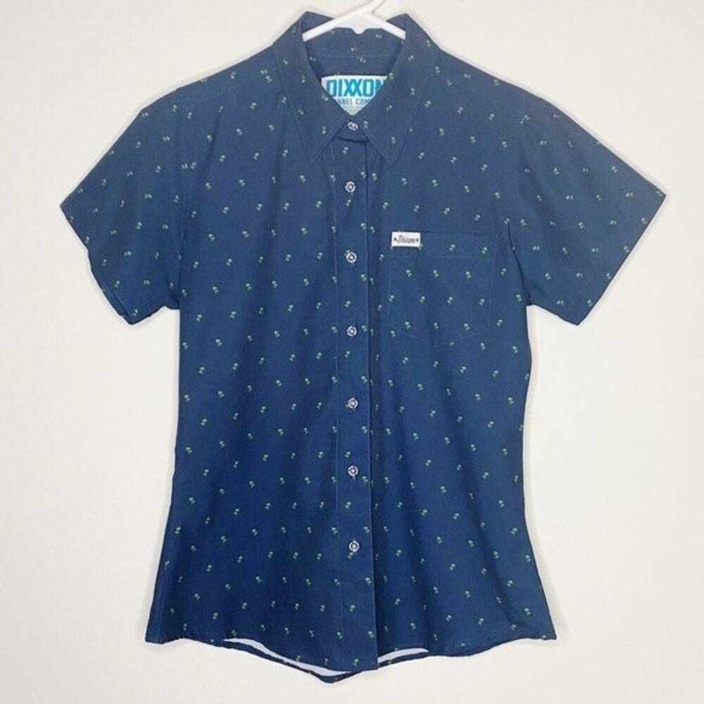Dixxon Flannel Co “Palmtreehead” Party Shirt Short Sleeve Button-up Size S
